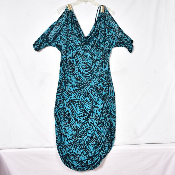 Dot's Women's Size 1X MultiColor Plus Dress - Picture 1 of 6